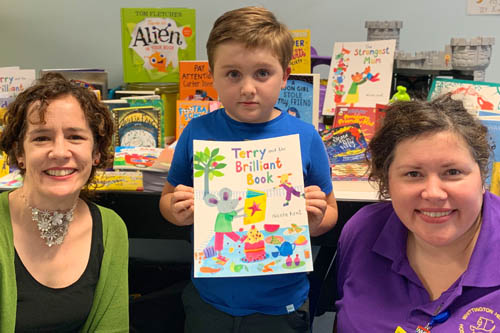 Childrens Book Illustrator Nicola Kent Donates Books to us